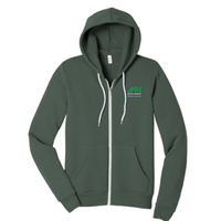 AOI - Unisex Sponge Fleece Full-Zip Hooded Sweatshirt