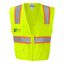 BnKConstruction - Solid Front Safety Vest With Mesh Back