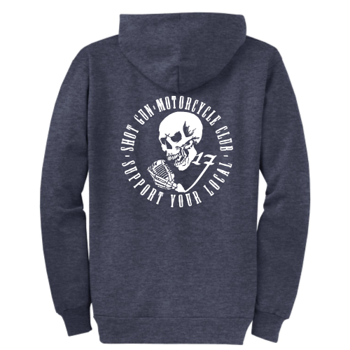 ShotGunLawEnforcementMC - Port & Company Classic Full-Zip Hooded Sweatshirt V3 "Support Your Local"