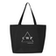 FinancialGuide - 24.5L Canvas Zippered Tote