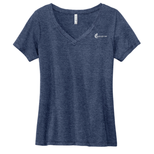 MedicalRCMServices - Volunteer Knitwear Women's Daily V-Neck Tee USA-Made