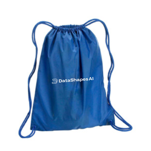 DataShapes2 - Large Drawstring Backpack