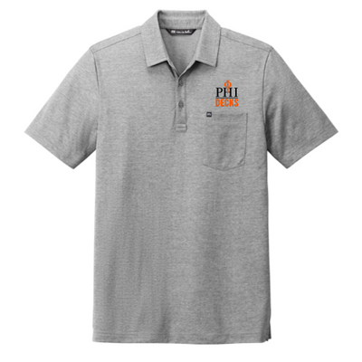 PhiDecks -TravisMathew Oceanside Heather Pocket Polo