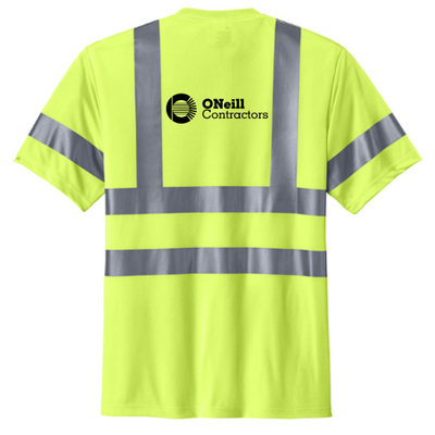 O'NeillContractors - CornerStone ANSI 107 Class 3 Short Sleeve Snag-Resistant Reflective T-Shirt