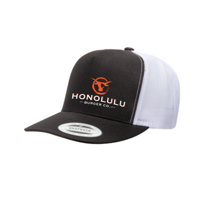 HonoluluBurger - YP Classics - 5-Panel Trucker - Black / Charcoal