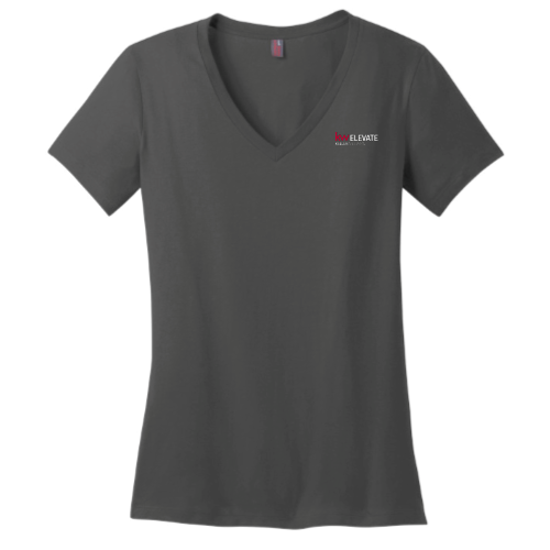 KWElevate - District Made Ladies Perfect Weight V-Neck Tee