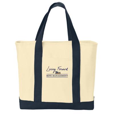 LivingForward - Port & Company 2-Tone Shopping Tote