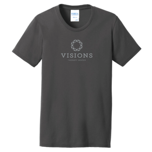 SDVisions - Port & Company Ladies 50/50 Cotton/Poly T-Shirt "Therapy Center"