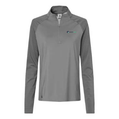TeamOne - Women's Stripe Block Quarter-Zip Pullover v1