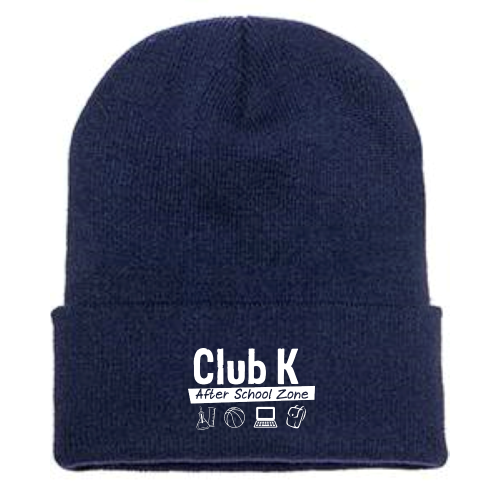 ClubKAfterSchoolZone - Adult Cuffed Knit Beanie