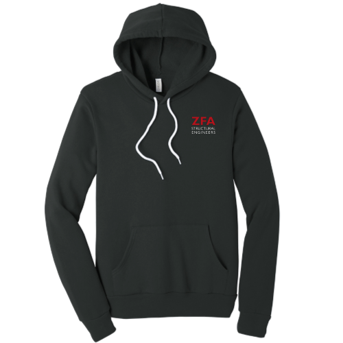 ZFA - Unisex Poly/Cotton Hooded Pullover Sweatshirt