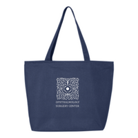 PremierEyeCareGroup - 24.5L Canvas Zippered Tote v2