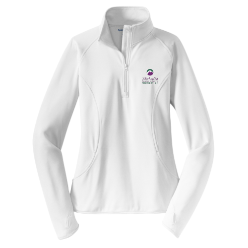 MethodistFamily - Sport-Tek Ladies Sport-Wick Stretch 1/2-Zip Pullover v1