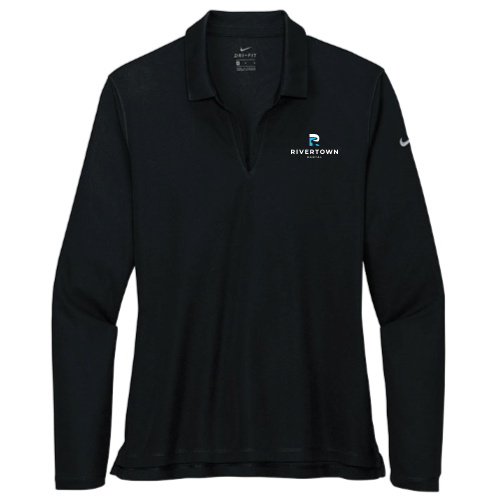 RivertownDental - Nike - Ladies Dri-FIT Long Sleeve Polo