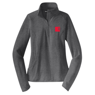 SquareOne - Sport-Tek Ladies Sport-Wick Stretch 1/2-Zip Pullover v1