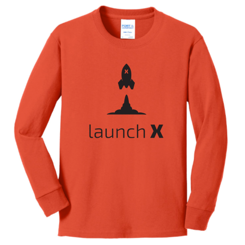 LaunchX - Port & Company Youth Long Sleeve 5.4-oz 100% Cotton T-Shirt