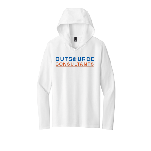 OutsourceConsultants - District Made Mens Perfect Tri Long Sleeve Hoodie