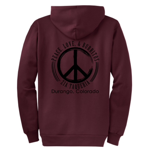 ZiaTaqueria - Port & Company Classic Full-Zip Hooded Sweatshirt