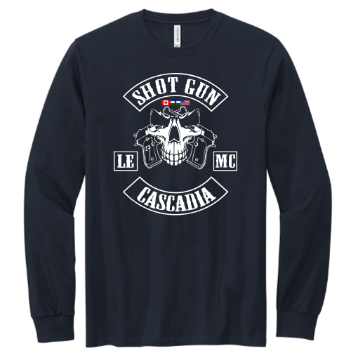 ShotGunLawEnforcementMC - Volunteer Knitwear Chore Long Sleeve Tee USA-Made V9 "Cascadia"
