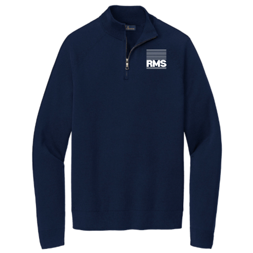 RMS - Brooks Brothers Cotton Stretch 1/4-Zip Sweater