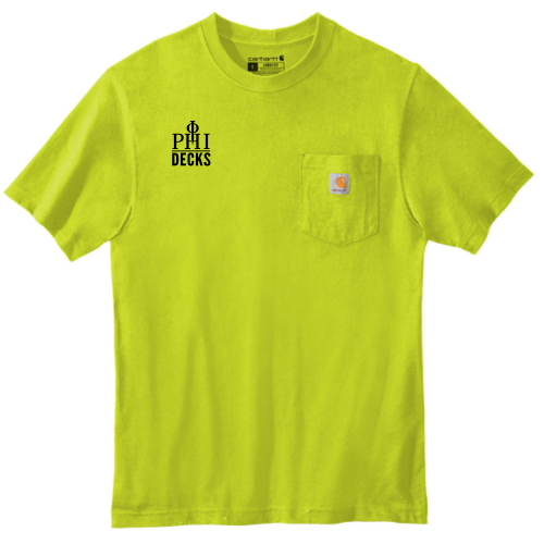 PhiDecks -Carhartt Workwear Pocket Short Sleeve T-Shirt