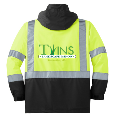 Twins Lawn Service - CornerStone ANSI 107 Class 3 Safety Windbreaker