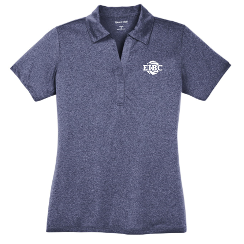 EIBC Womens Heather Performance Polo