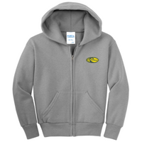 EgraWaves - Port & Company Youth Full-Zip Hooded Sweatshirt