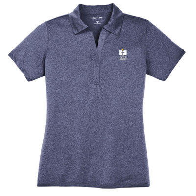 MemphisTheologicalSeminary - Sport-Tek Ladies Heather Contender Polo