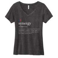 SynergyECP - Volunteer Knitwear Women's Daily V-Neck Tee USA-Made - v2