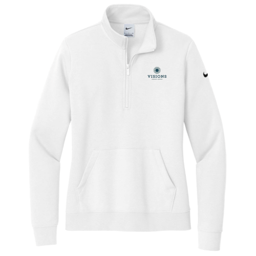 SDVisions - Nike Ladies Club Fleece Sleeve Swoosh 1/2-Zip "Therapy Center"