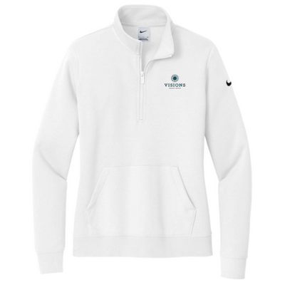 SDVisions - Nike Ladies Club Fleece Sleeve Swoosh 1/2-Zip "Therapy Center"