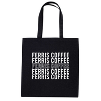 FerrisCoffee - Midweight Recycled Tote Bag - Ferris Repeat Tote
