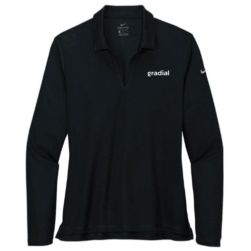 Gradial - Nike Ladies Dri-FIT Long Sleeve Polo v2