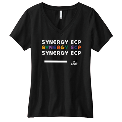 SynergyECP - Volunteer Knitwear Women's Daily V-Neck Tee USA-Made - v3