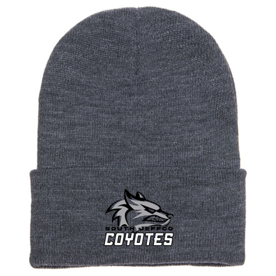 SJCOCoyotes - Cuffed Knit Beanie v1