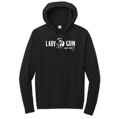 ShotGunLawEnforcementMC - Sport-Tek Sport-Wick Flex Fleece Pullover Hoodie v10 "Lady Gun"