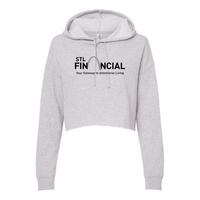 STLFinancial - Independent Trading - Women's Crop Hoodie