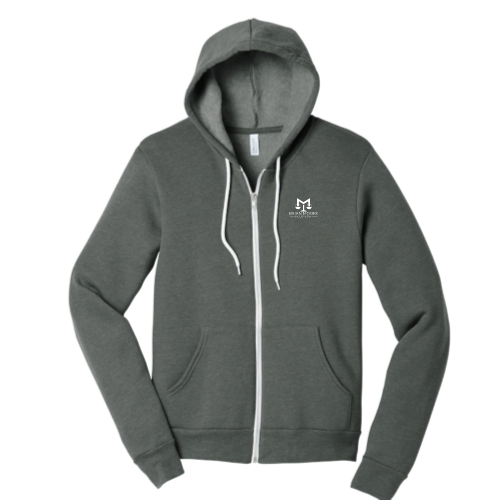 BMIL - Unisex Sponge Fleece Full-Zip Hooded Sweatshirt