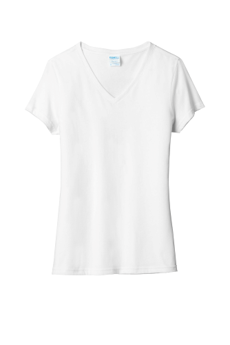 Port & Company Ladies Fan Favorite Blend V-Neck Tee LPC455V