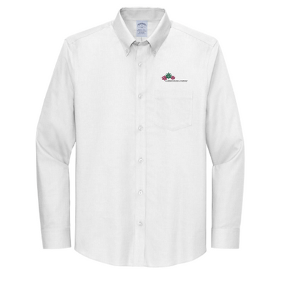 ClarenceDavids - Brooks Brothers Wrinkle-Free Stretch Nailhead Shirt - v2