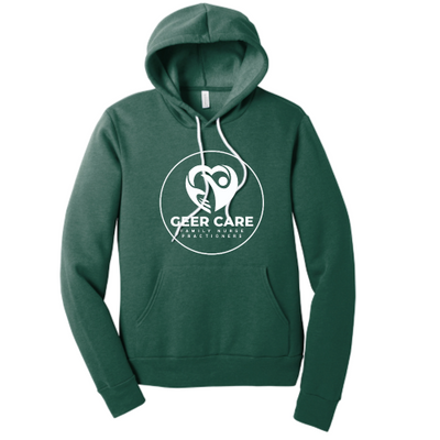 GeerCare - Unisex Poly/Cotton Hooded Pullover Sweatshirt