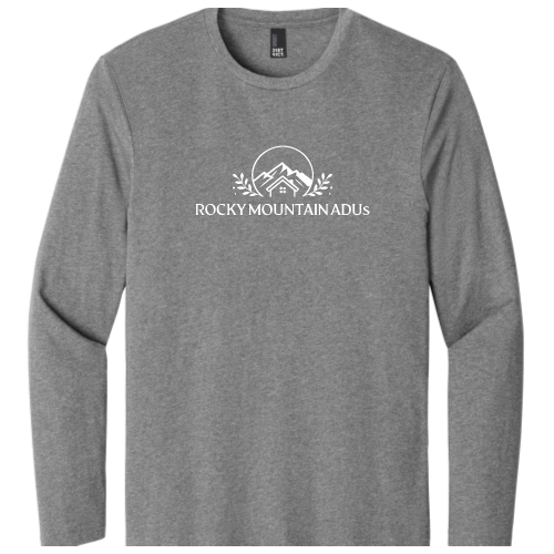 Rocky Mountain Tiny Homes - District Perfect Weight Long Sleeve Tee v1