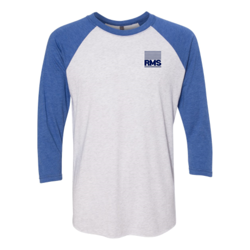 RMS - Next Level Unisex Tri-Blend 3/4-Sleeve Raglan Tee