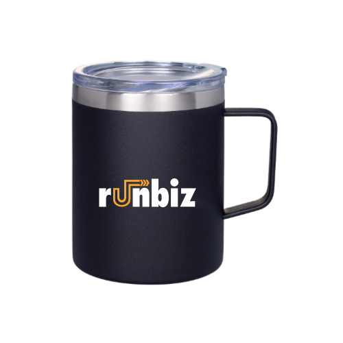 Runbiz - Prime Line 12oz Vacuum Insulated Stainless Steel Coffee Mug