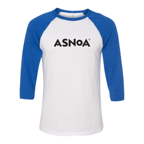 Asnoa - BELLA+CANVAS Unisex 3/4-Sleeve Baseball Tee