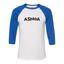 Asnoa - BELLA+CANVAS Unisex 3/4-Sleeve Baseball Tee