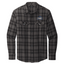IME - Port Authority Long Sleeve Ombre Plaid Shirt