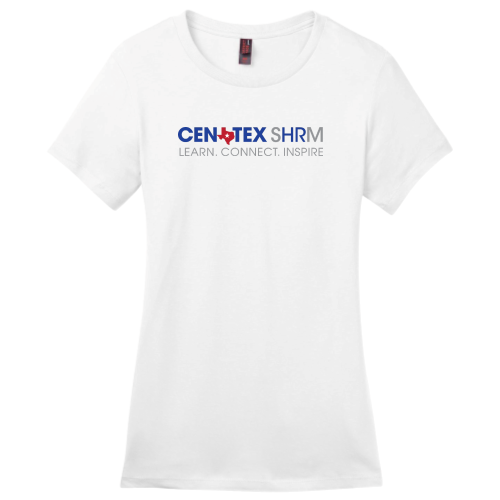 CentexSHRM - District Made Ladies Perfect Weight Crew Tee v1