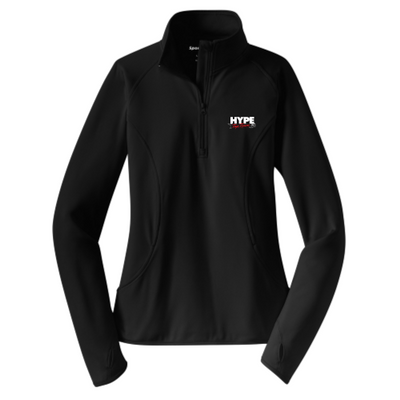 Hype Tap Team - Sport-Tek Ladies Sport-Wick Stretch 1/2-Zip Pullover